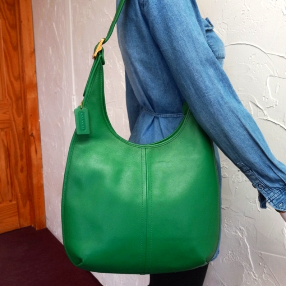 Coach: The Coach Originals Ergo Shoulder Bag 33, Green - Picture 1 of 16
